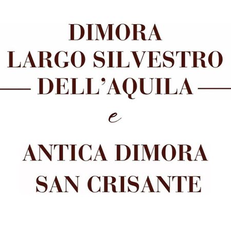 Вилла Dimora Largo Silvestro Dell'Aquila- Centro Storico Экстерьер фото