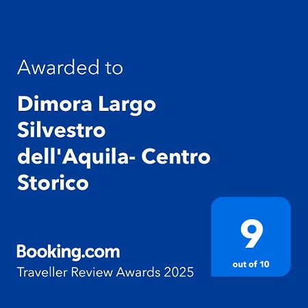 Вилла Dimora Largo Silvestro Dell'Aquila- Centro Storico Экстерьер фото
